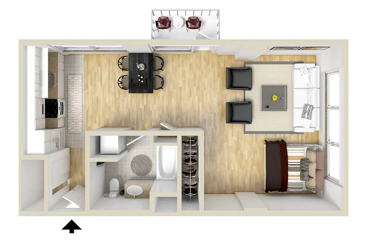 Floor plan Skyline B