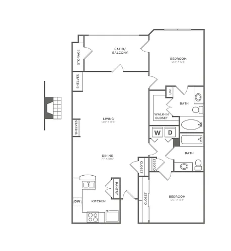 Floor plan B2a-Tailored