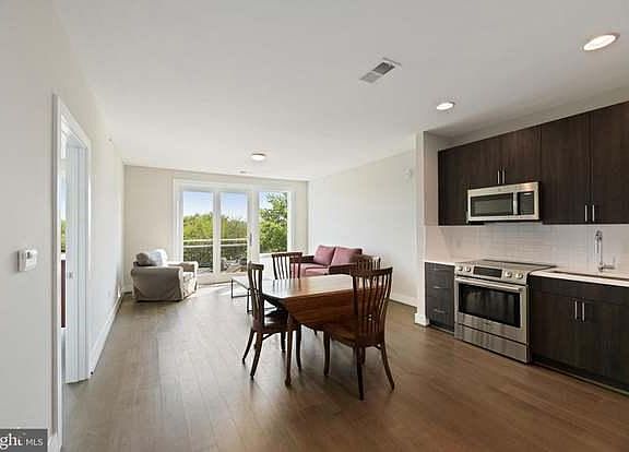 Kitchen and living room