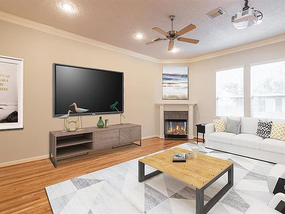 **Digitally Staged Photo of living room.