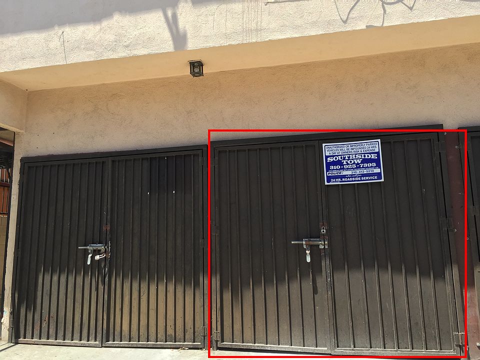 Secure garage door