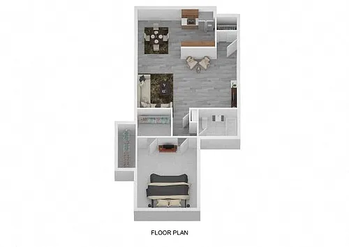 Floor plan 1 Bedroom