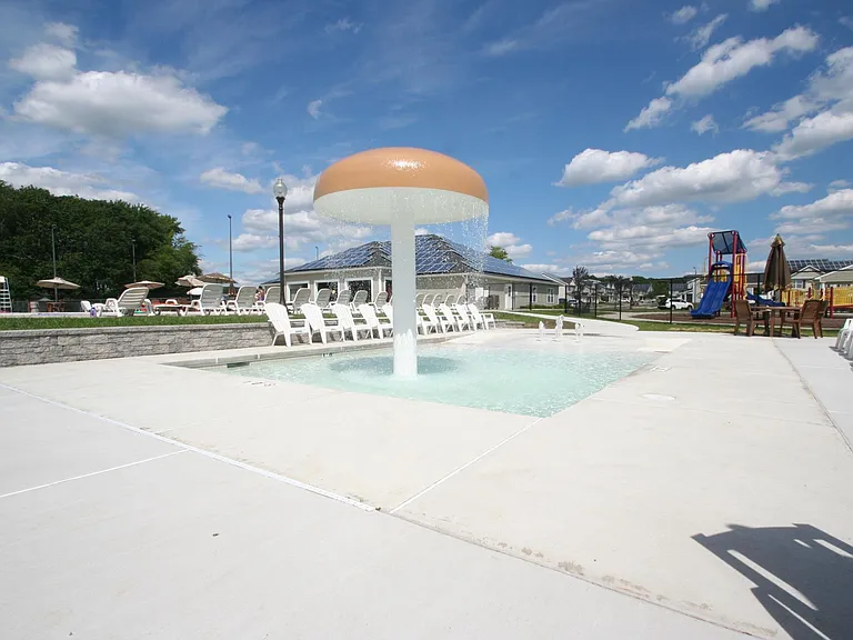 We have 2 splash pads for the little ones
