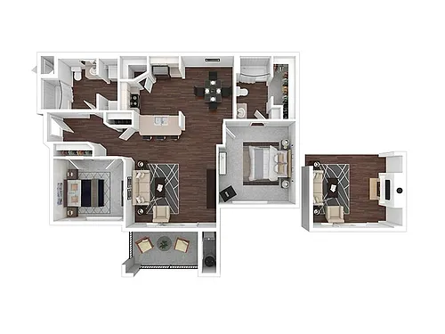 Floor plan 2x2-1183-Premier