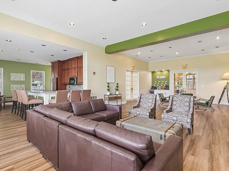 Spacious and elegant lounge area
