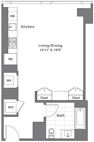 Floor plan Studio | S05