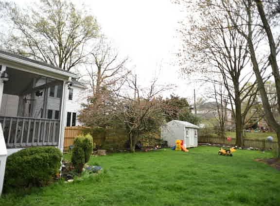 Large Fenced Backyard with Shed