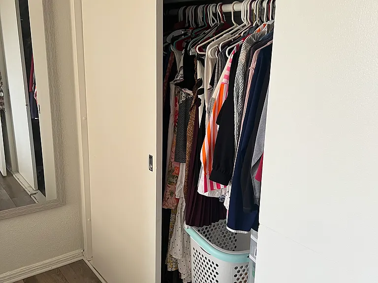 Big closets with lots of storage!