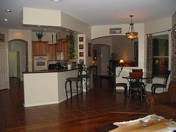 Spacious kitchen with double dovens, smooth-top stove, microwave.  Perfect!
