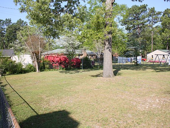 Large fenced back yard