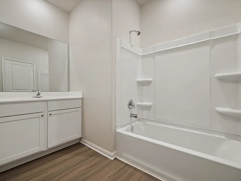 The second bathroom.