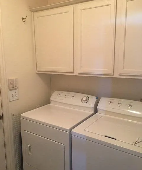 Utility room with cabinet (included with Rent)