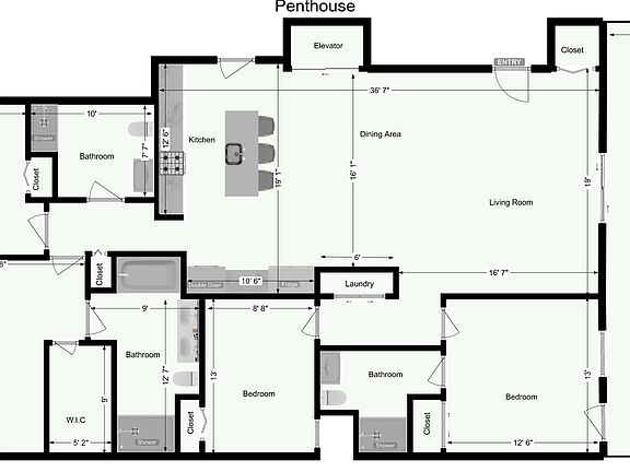 2nd image of 97 Laidlaw Ave #Penthouse