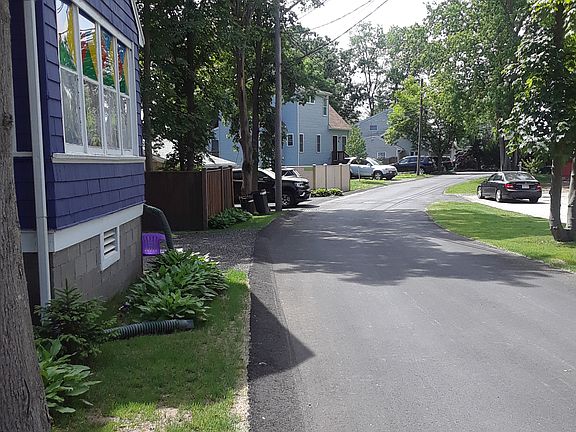 Corner lot on Private Road 