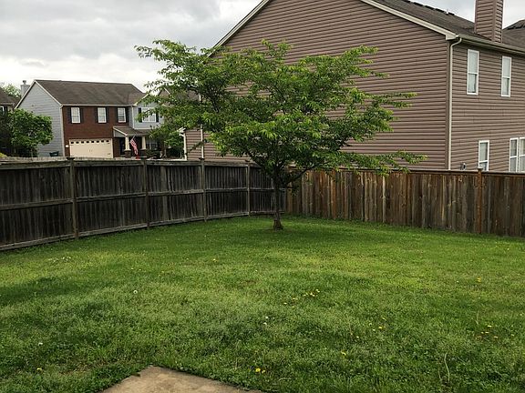 Fenced in backyard. Beautiful back yard great for kids.