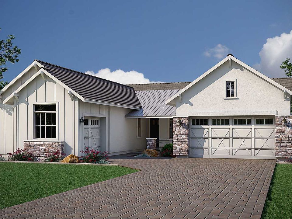 Harvester Floor Plan Modern Farmhouse Elevation