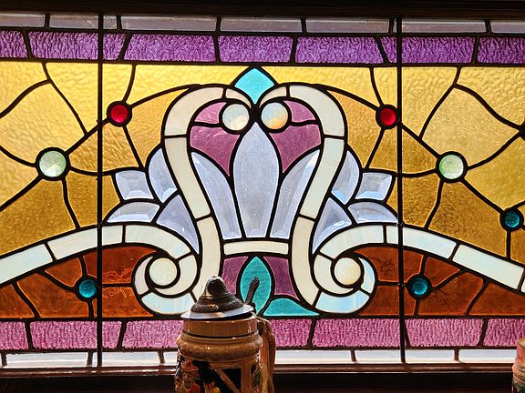 Stained glass window