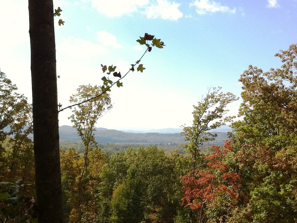 View from upper level of lot