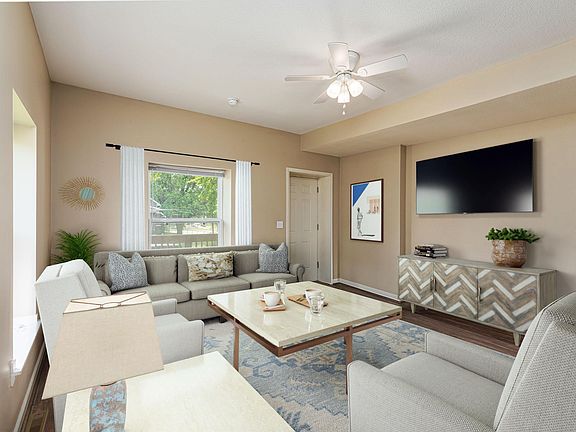 livingroom to front entry from kitchen corner
