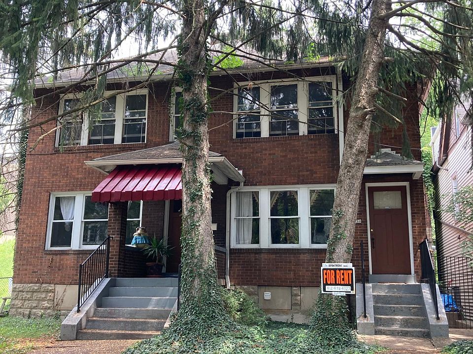 All brick building.