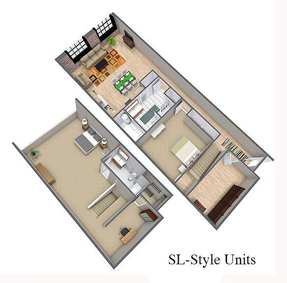 Floor plan 2X2 S-L
