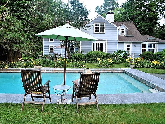 Summer blooms by the pool!
