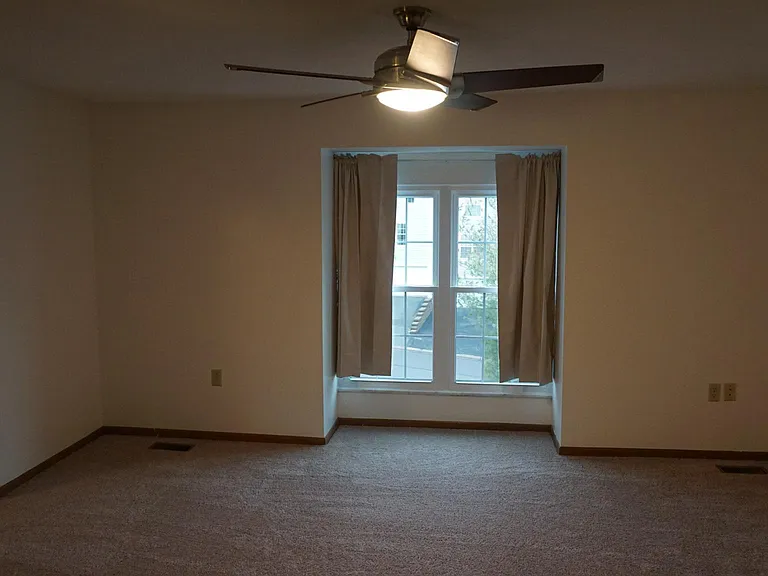 Master bedroom with walk-in closet
