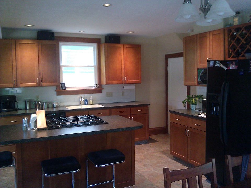 Large eat-in kitchen.