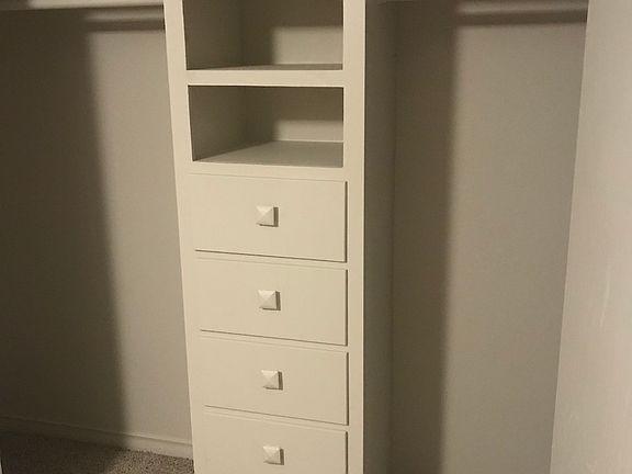 Built ins in all closets