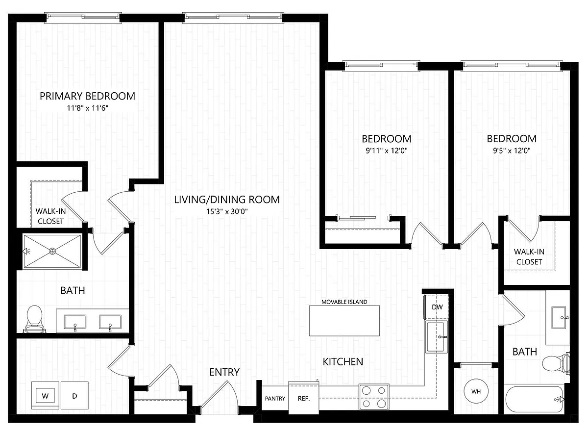 Floor plan C2-3X3