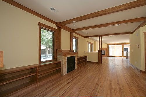 Bright and airy first floor includes living and great rooms