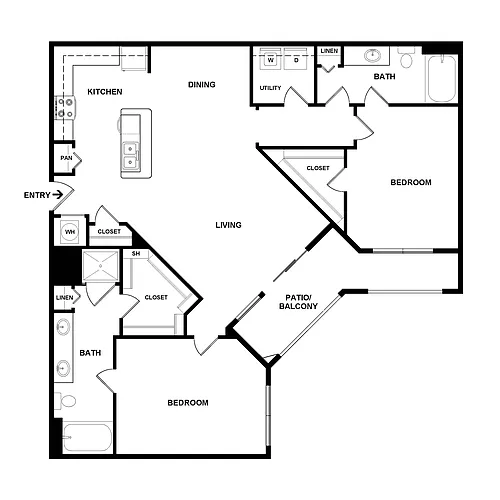 Floor plan 2X2