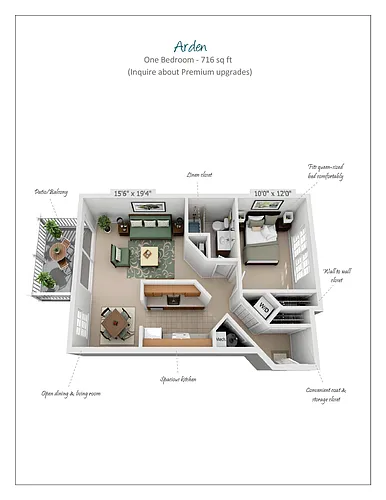 Floor plan Arden Premium