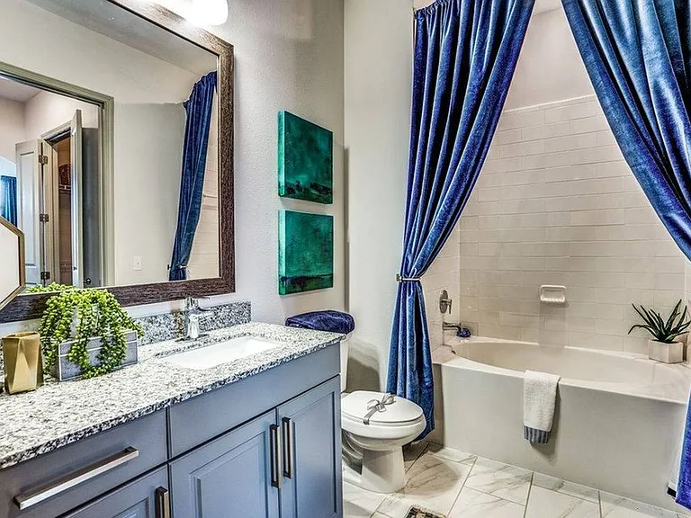 Elegant Bathrooms at The Hendry Apartments