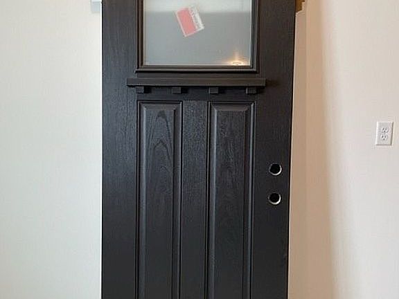 Front door to be installed