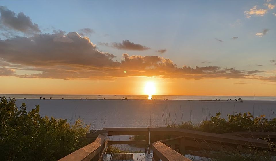 Sunset off the boardwalk