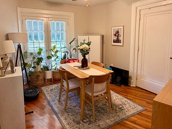 Dining room, can be used as living room with attached balcony
