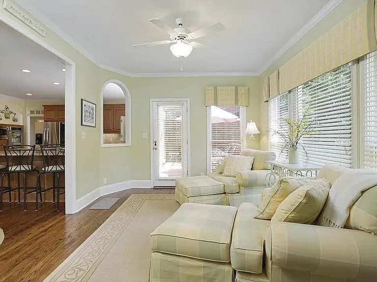 View of Sunroom with Entry to Patio