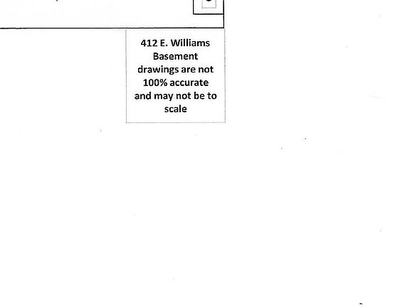 412 E. William Basement floor plans
