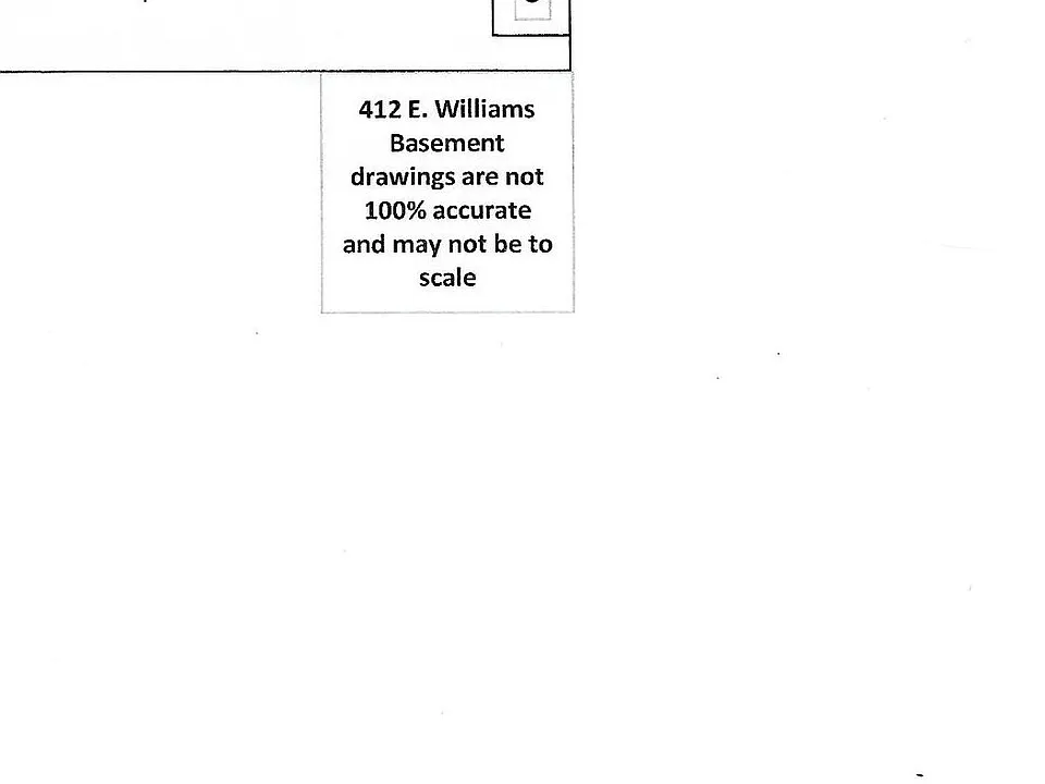 412 E. William Basement floor plans