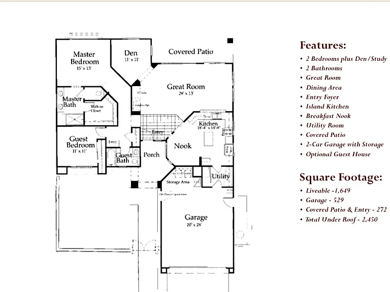 Morocco model floor plan.