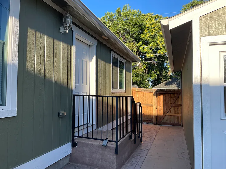 from parking to front door