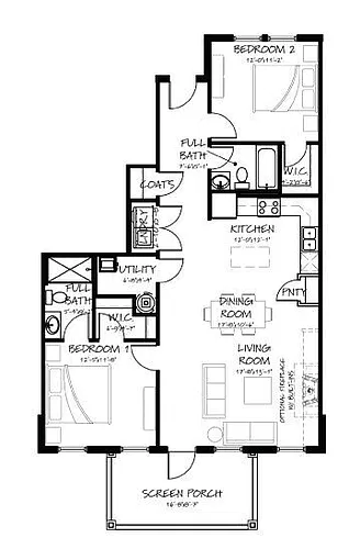 Floor plan Yates