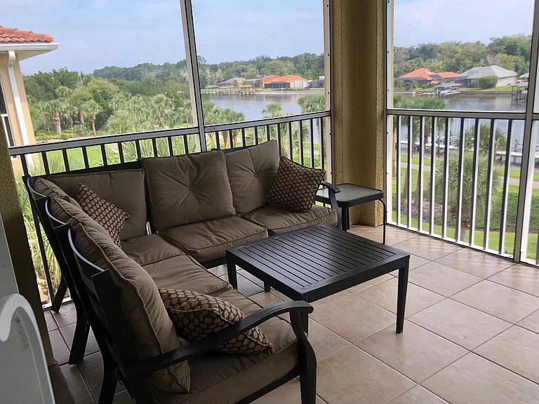 Balcony sectional sofa