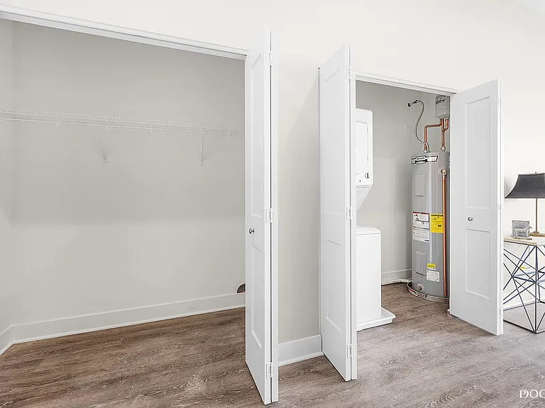 Ample closet and storage space
