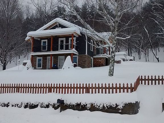 Road view of house