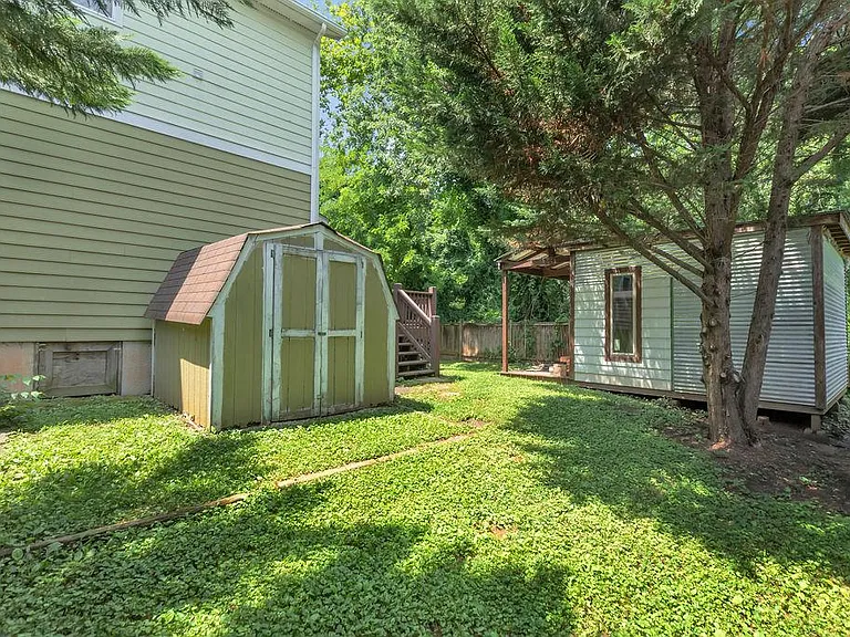 Backyard shed and cottage