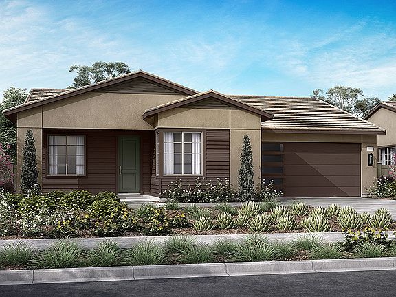 Transitional Ranch Exterior Style Rendering