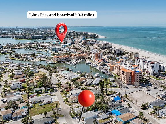 Enjoy restaurants and entertainment at Johns Pass Boardwalk. .3 miles away!