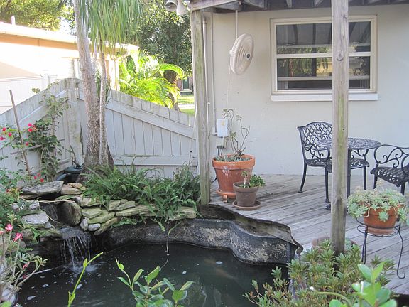 Pond and Deck